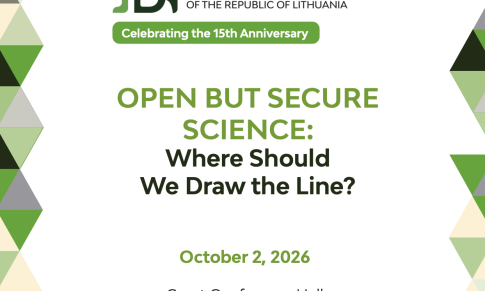 Kvietimas dalyvauti konferencijoje „Open but Secure Science: Where Should We Draw the Line?“