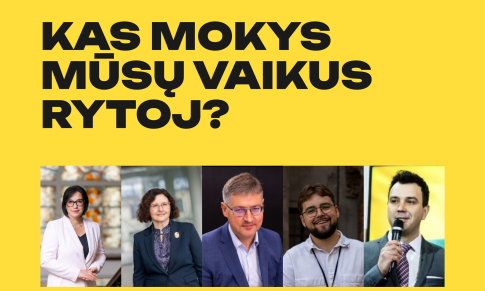 Kviečiame: diskusijų festivalyje „Būtent“ – pokalbis apie tai, kas mokys mūsų vaikus rytoj