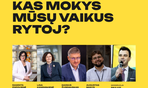 Diskusijoje „Kas mokys mūsų vaikus rytoj?“ dalyvausiantis būsimasis mokytojas Augustas: dar nebuvo akimirkos, kad suabejočiau savo pasirinkimu