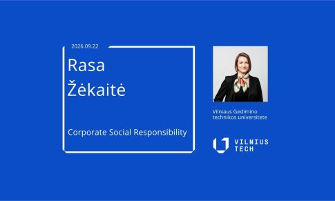 VVF paskaita apie įmonių socialinę atsakomybę su Rasa Žėkaite